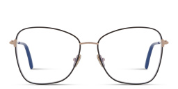 TOM FORD Wide Butterfly Eyeglasses in Black – Product Photo 1