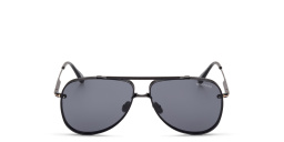 TOM FORD Leon Pilot Sunglasses in Shiny Black – Product Photo 1
