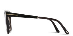 TOM FORD Lucia Square Sunglasses in Shiny Grey – Product Photo 4