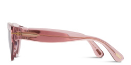 Shop TOM FORD Penny Irregular Sunglasses in Pink online.