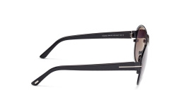 TOM FORD Vincenzo Pilot Sunglasses in Shiny Black – Product Photo 3