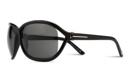 TOM FORD Fernanda Wide Butterfly Sunglasses in Shiny Black – Product Photo 2