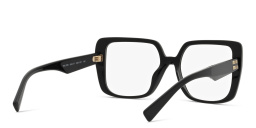 Shop MIU MIU Square Eyeglasses in Black online.