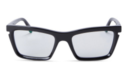 Style 50 Unisex Wide Cat-Eye Eyeglasses من أوف وايت بلون أسود - صورة المنتج 1