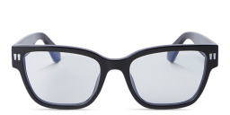 OFF WHITE Style 56 Unisex Rectangle Eyeglasses in Black – Product Photo 1