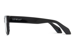 OFF WHITE Style 56 Unisex Rectangle Eyeglasses in Black – Product Photo 4