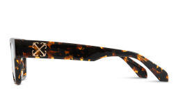 OFF WHITE Style 59 Unisex Square Eyeglasses in Havana – Product Photo 4