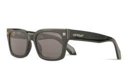Shop OFF WHITE Midland Unisex Rectangle Sunglasses in Black online.