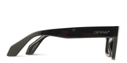 Shop OFF WHITE Midland Unisex Rectangle Sunglasses in Black online.