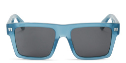 نظارات شمسية لوتن بإطار مربّع للجنسين من أوف وايت بلون أزرق - صورة المنتج 1