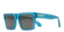OFF WHITE Lawton Unisex Square Sunglasses in Blue – Product Photo 2