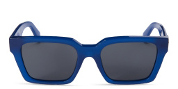 Shop OFF WHITE Branson Unisex Rectangle Sunglasses in Blue online.