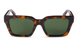 Shop OFF WHITE Branson Unisex Rectangle Sunglasses in Havana online.