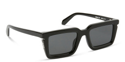 OFF WHITE Tucson Unisex Rectangle Sunglasses in Black – Product Photo 2