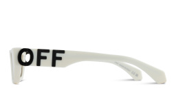 Shop OFF WHITE Fillmore Unisex Rectangle Sunglasses in White online.