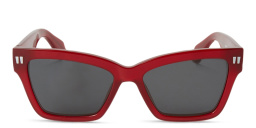 OFF WHITE Cincinnati Unisex Cat-Eye Sunglasses in Red – Product Photo 1