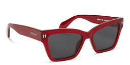OFF WHITE Cincinnati Unisex Cat-Eye Sunglasses in Red – Product Photo 2