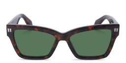 OFF WHITE Cincinnati Unisex Cat-Eye Sunglasses in Havana – Product Photo 1