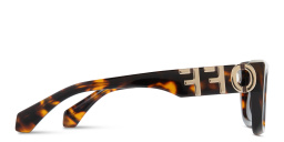 Shop OFF WHITE Hays Unisex Rectangle Sunglasses in Havana online.