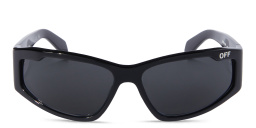 Shop OFF WHITE Kimball Unisex Rectangle Sunglasses in Black online.