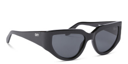 Shop OFF WHITE Seward Unisex Cat-Eye Sunglasses in Black online.