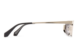 Shop OFF WHITE Richfield Unisex Cat-Eye Sunglasses in Silver online.