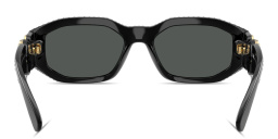 VERSACE Medusa Biggie Irregular Sunglasses in Black – Product Photo 4