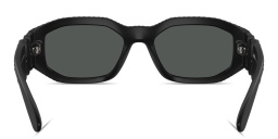 VERSACE Medusa Biggie Irregular Sunglasses in Polished Black – Product Photo 4
