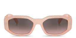 VERSACE Medusa Biggie Irregular Sunglasses in Nude – Product Photo 1