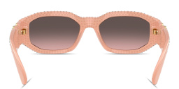 VERSACE Medusa Biggie Irregular Sunglasses in Nude – Product Photo 4