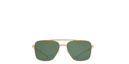 Shop MYKITA Bernie Aviator Sunglasses in Gold online.