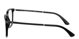 GIORGIO ARMANI Wide Rectangle Eyeglasses in Black – Product Photo 3