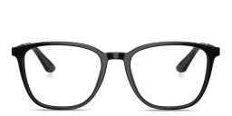 تسوق نظارات طبية مربّعة جورجو أرماني بلون أسود أونلاين.