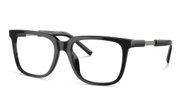 GIORGIO ARMANI Rectangle Eyeglasses in Black – Product Photo 2