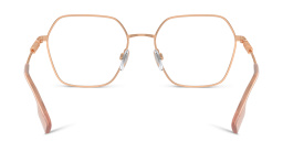 BURBERRY Logo Irregular Eyeglasses in Rose Gold – Product Photo 4