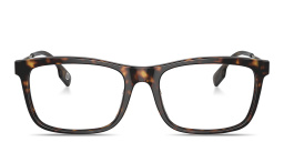 BURBERRY Rectangle Eyeglasses in Havana – Product Photo 1