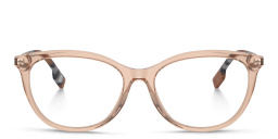 BURBERRY Cat-Eye Eyeglasses in Peach – Product Photo 1
