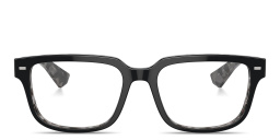Shop Dolce & Gabbana Square Eyeglasses in Black online.