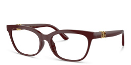Dolce & Gabbana Butterfly Eyeglasses in Bordeaux – Product Photo 2