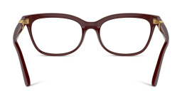 Dolce & Gabbana Butterfly Eyeglasses in Bordeaux – Product Photo 4