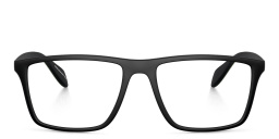 Shop Emporio Armani Wide Pillow Eyeglasses in Matte Black online.