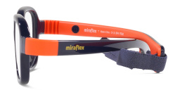 Shop Mira Flex Logo Kids Rectangle Eyeglasses in Blue online.