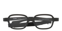 Mira Flex Logo Kids Rectangle Eyeglasses in Black – Product Photo 1