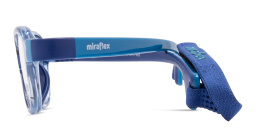 Shop Mira Flex Flexible & Safe Kids Square Eyeglasses in Blue online.