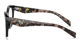 نظارات طبية غير منتظمة من برادا بلون أسود - صورة المنتج 3