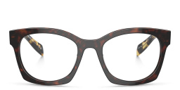 PRADA Irregular Eyeglasses in Havana – Product Photo 1