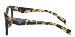 PRADA Irregular Eyeglasses in Havana – Product Photo 3