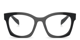 Irregular Eyeglasses من برادا بلون أسود لامع - صورة المنتج 1