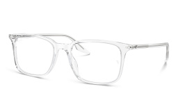 Ray-Ban Unisex Rectangle Eyeglasses in Transparent – Product Photo 2