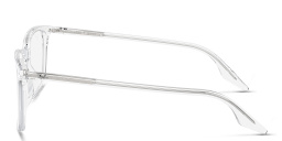 Ray-Ban Unisex Rectangle Eyeglasses in Transparent – Product Photo 3